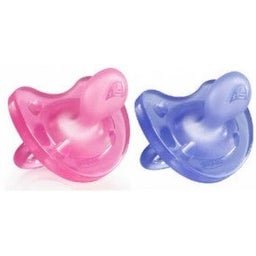 All Silicone Sucette rose/violet +12m, 2 Unds