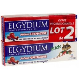 Kids Protection Caries Dentifrice grenadine Lot De 2 x 50 ml