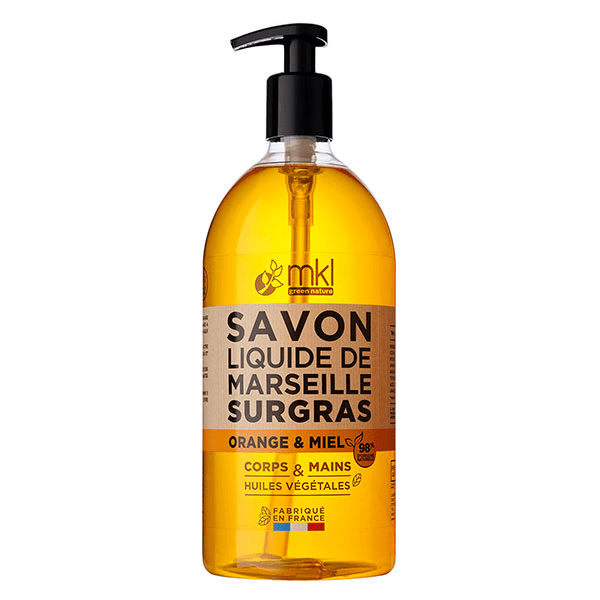 Savon Liquide de Marseille Orange & Miel 1L