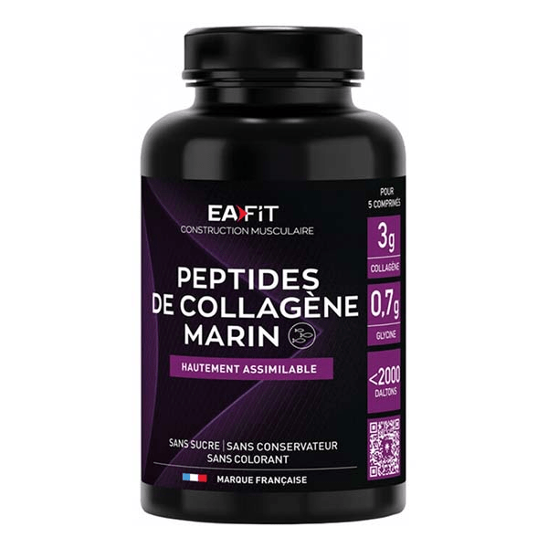 Peptides de Collagène Marin Bien-être Musculaire et Articulaire 120 comprimés