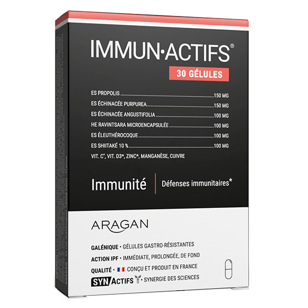 Aragan - - Immunactifs® - Défense Immunitaire - Propolis - 30 gélules