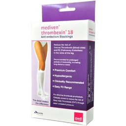 Thrombexin Bas 18 Court Blanc Taille S 1 Paire