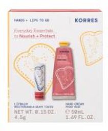 Crème Mains Hydratante Peony Rose 50 ml + Stick à Lèvres Teinté Raisin Méditerranéen 4,5 g - Coffret 2 produits