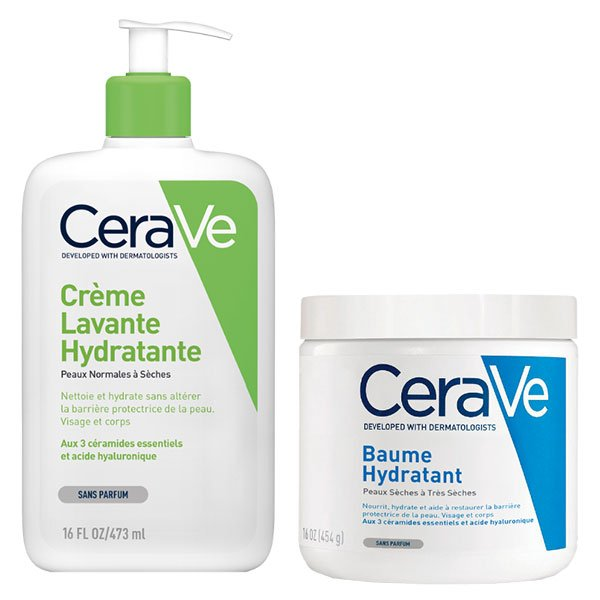 Routine Peaux à Tendance Atopique Crème Lavante Hydratante 473ml & Baume Hydratant 454g