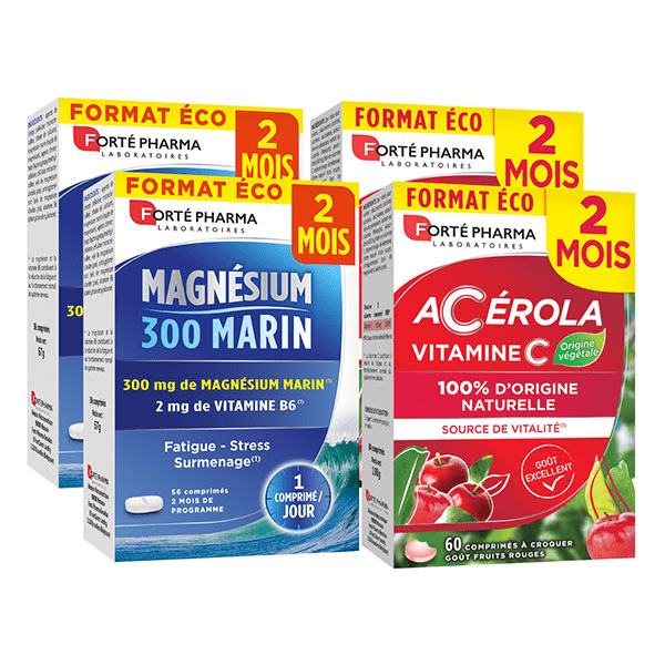 Programme Vitalité Magnésium Acérola 2 mois