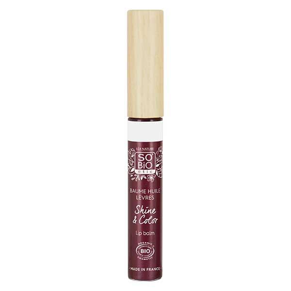 So'Bio Étic Shine & Color Baume Huile Lèvres N°40 Framboise Sublime Bio 5ml