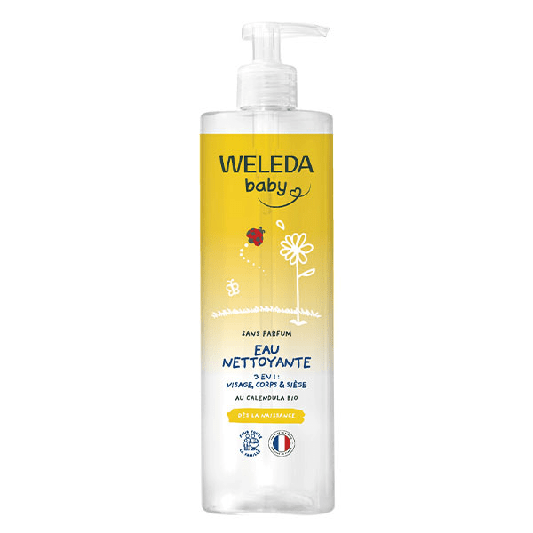 Bébé Eau nettoyante Calendula Sans parfum  400 ml