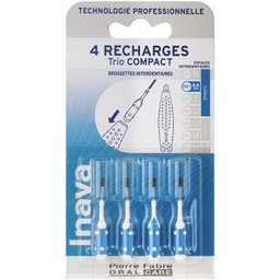 Trio Compact Recharge Brossette Interdent Bleu 0,8Mm 4 uts