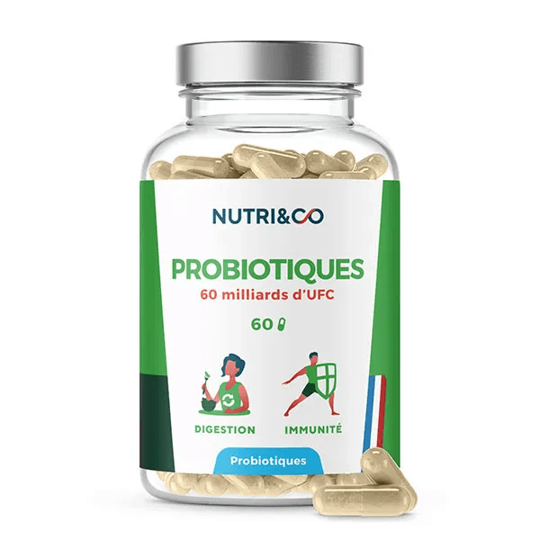 Nutri&Co Probiotique Flore Intestinale 60 gélules