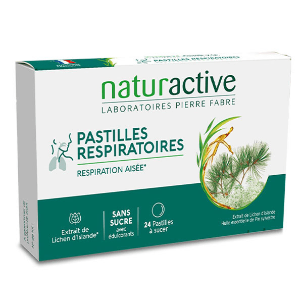 GAE Pastilles Respiratoire  à sucer aux essences 24 pastilles