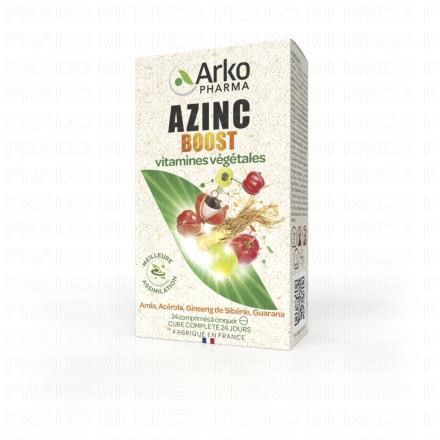 Azinc Boost Vitamines végétales 24 comprimés à croquer
