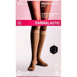 Bas Court Compression Normale P/A Noir