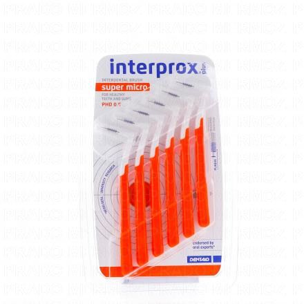 Brossettes interdentaires Plus super micro 0.9 mm
