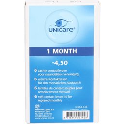 Unicare Lentilles mensuelles -4,50