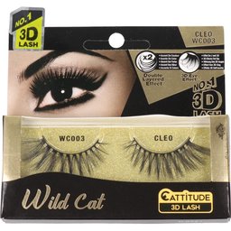 Wild Cat Cattitude 3D Lash Cleo 1 Paire