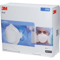 3M™ Masques de protection respiratoire Ffp2 sans valve 1862+