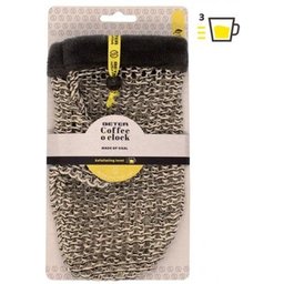 Coffee O'Clock Gant Exfoliant en Sisal et Lin 1ut