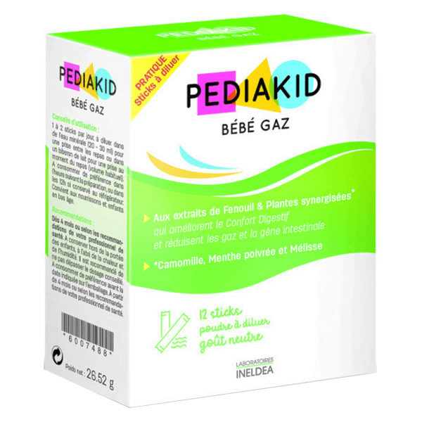 Bébé Gaz 12 sticks