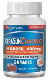 XtraSlim Chrono Détox Morosil 400 MG 60 Gommes - Pot 60 gummies