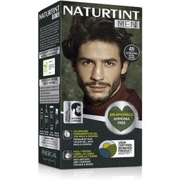 Men Gel Colorant Permanent 4N Châtain Naturel 170ml