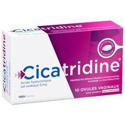 Cicatridine Ovules Vaginaux 10 Unités