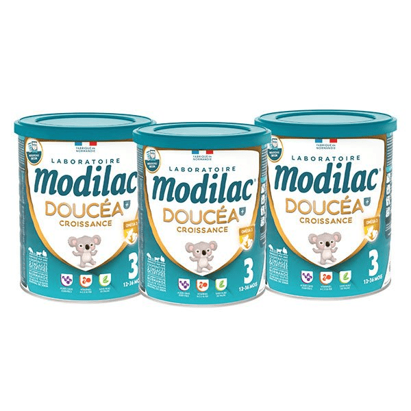 Doucéa Lait Infantile Croissance 3ème Âge Lot de 3 x 800g