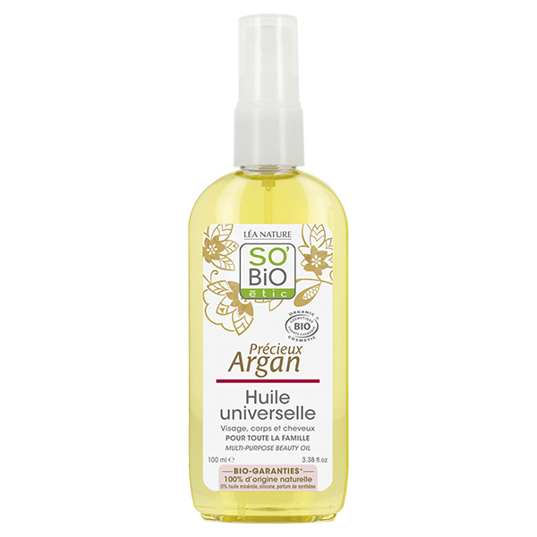 So'Bio Étic Précieux Argan Huile Universelle Argan Bio 100ml