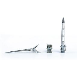 Metallic Roll Tweezers 63 mm 10uts
