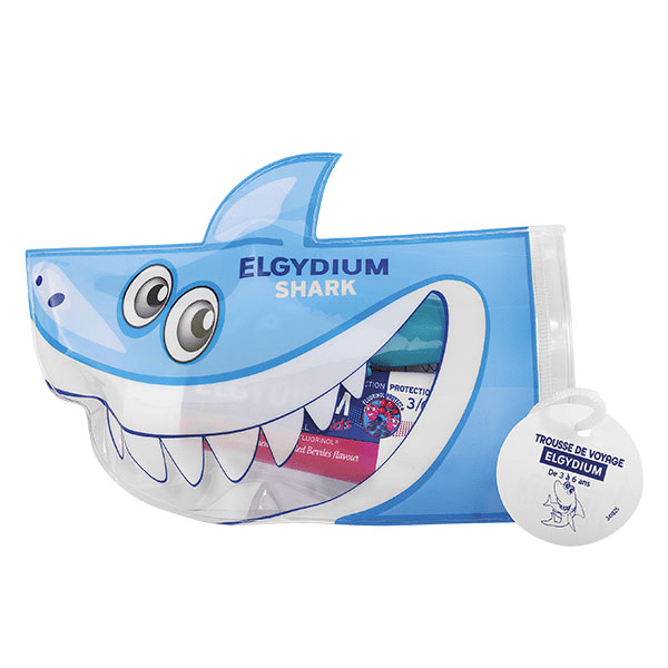Trousse Voyage Shark 1 BAD shark + dentifrice grenadine 50ml