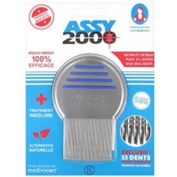 2000 Peigne à Poux Métal