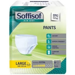 Soffisof Pants Air Dry Couche Culotte Extra Taille L 8uts