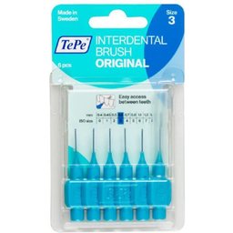 TePe® Original Brossettes interdentaires 0,6 mm Bleu