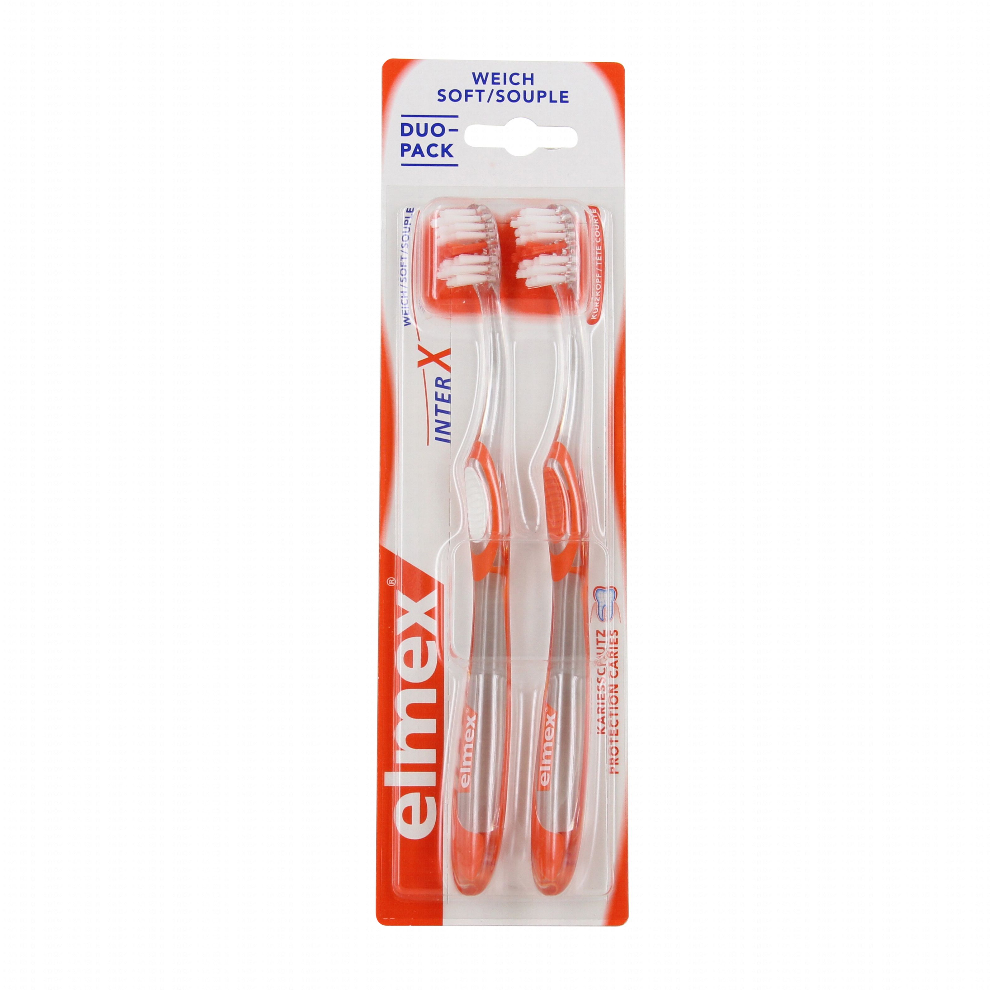 Interx sensitive lot de 2 brosses à dent souples