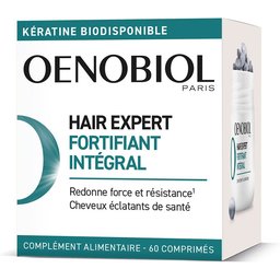 Hair Expert Fortifiant Intégral - Nouveau - Kératine - Redonne force et résistance pour des cheveux éclatants de santé - Complément alimentaire 60 comprimés - Programme 1 mois