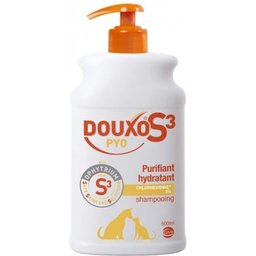 Douxo® Pyo S3 Chlorhexidine 3% Shampooing antiseptique pour chiens et chats