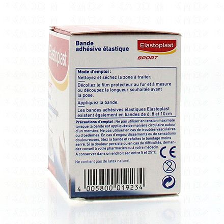 Sport - Bande adhésive élastique 2.5 m x 3 cm