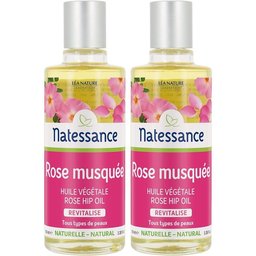 Natessance Huile de Rose Musquée Régénérante Anti-Âge Visage