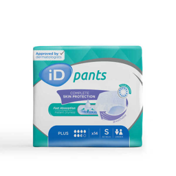 ID Pants Plus Small - 8 paquets de 14 protections