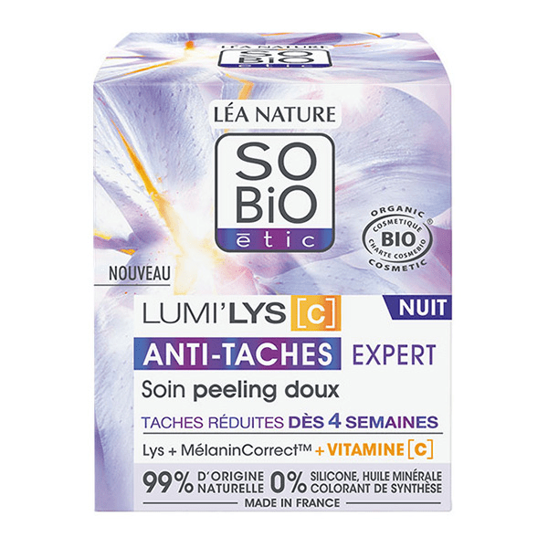 Lumilys C Soin Nuit Peeling Doux Bio 50ml