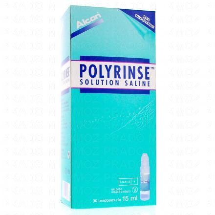 POLYRINSE Solution saline 30 unidoses de 15ml