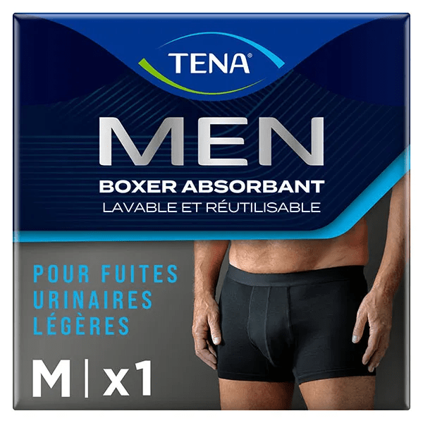 Men Boxer lavable Noir Taille M