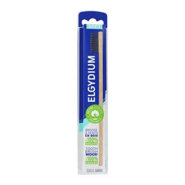 Anti-Plaque Brosse à Dents en Bois Souple