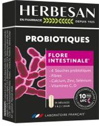 Probiotiques Flore Intestinale 15 Gélules - Boîte 15 gélules de 845 mg