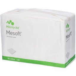 Mesoft Compresse Non Stérile 4 Plis 10x20 cm 156415