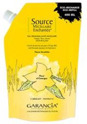 Source Micellaire Enchantée Eau Démaquillante Micellaire Fleur d'Oranger Éco-Recharge 400 ml - Sachet 400 ml