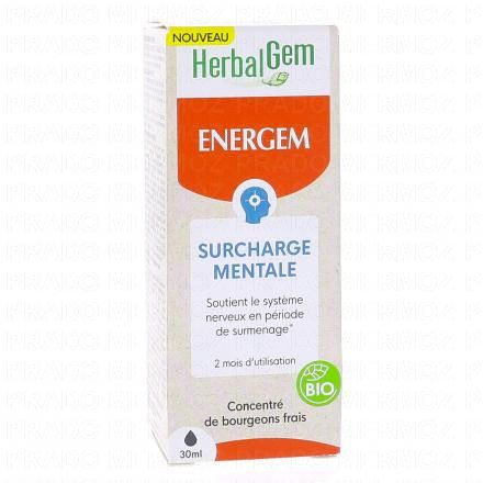 Concentré de bourgeons frais - Energem Surcharge Mentale bio 30ml