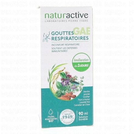 Gouttes respiratoires aux huiles essentielles BIO flacon de 90 ml