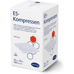 ES Compresses non stériles 12 fois 10 x 10 cm