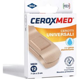 Ceroxmed Pansement Universel Moyen 7cmx2cm 12uts