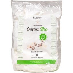 Rectangles de Coton Bio 180uts
